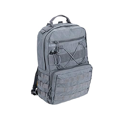 EXCELLENT ELITE SPANKER Outdoor Hydration Backpack Bundle Packs Water Bladder Carrier for 3L Water Bladder(Grey) - color: Grey