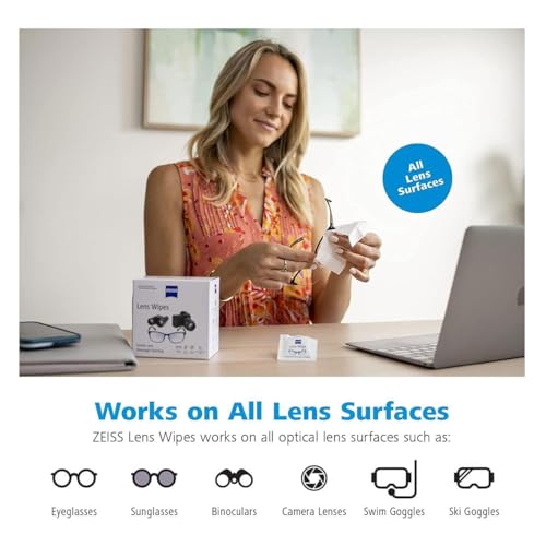 Zeiss Lens Wipes, 120-Pack