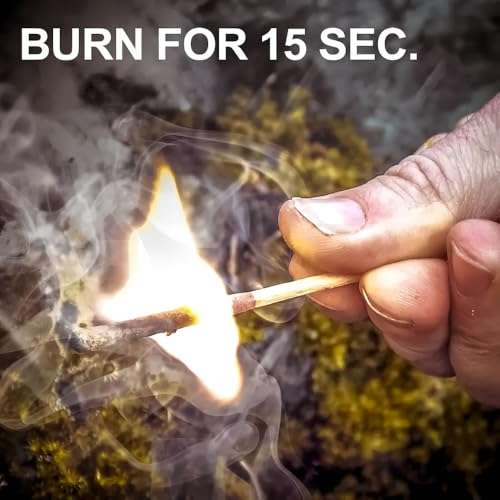 eGreen 3" Waterproof Camping Matches: 100 Ct, 2" Head & 20 x 4 in Wax Ropes | Stormproof matches burn up to 25 sec each; reignite after water/soil. 20 wax ropes: up to 240 min total for survival kits. - color: 5 x Tin Matches + 20 Wax Ropes