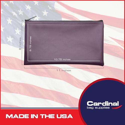 Multi-Purpose Zipper Bag, Purple, 11 x 6 Inch | Reusable, Travel Pouch, Lightweight, Makeup Organizer - color: Purple