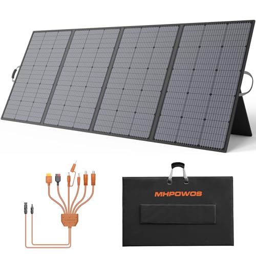 400W Portable Solar Panel Foldable Solar Charger for Power Station - size: 400W