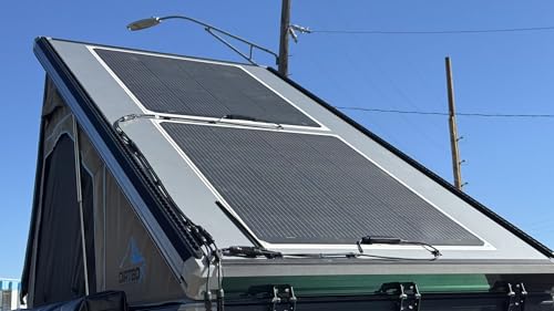 Flexible Solar Panel 240W 12V ETFE, 46.8in x 38in | Semi-Flexible Bendable Mono Solar Panel High Efficiency 240 Watt for RV Van Roof TopCamping Home Boat Marin - size: 240W/46.8in x 38in