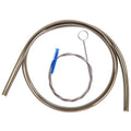 J.CARP High Flow Replacement Tube, with Tube Cleaner Brush, for Hydration Reservoirs - color: Grey Tube with Long Brush