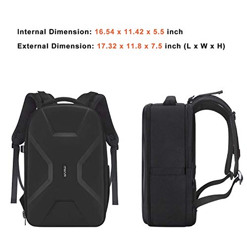 MOSISO Camera Backpack, DSLR/SLR/Mirrorless Photography Camera Bag - color: Black