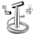 Arofa Hands-Free Bidet Sprayer for Toilet, Adjustable Water Pressure - color: Stainless Steel(One-touch), size: 1 Pack