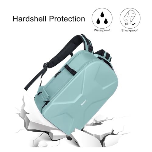 MOSISO Camera Backpack, DSLR/SLR/Mirrorless Photography Camera Bag - color: Aquamarine