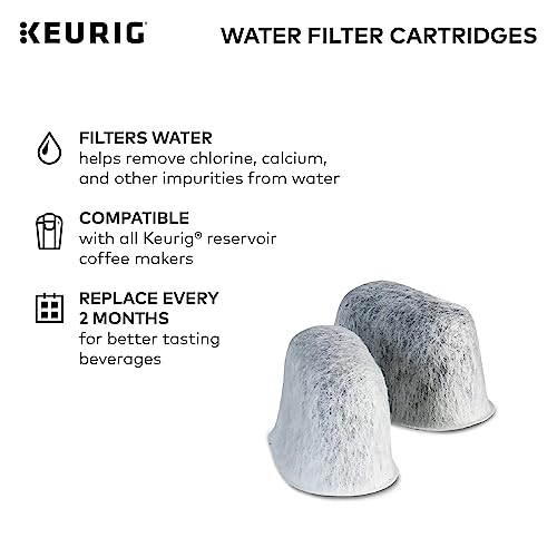 Keurig Water Filter Refill Cartridges,Replacement Water Filter Cartridges,Compatible with 2.0 K-Cup Pod Coffee Makers,2 Count (Pack of 12) - size: 2 Count (Pack of 12)