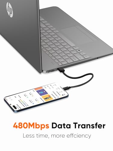 CableCreation USB Type C 6 inch, USB A to USB C Fast Charging Data Cord - color: Black, size: 0.5 Feet