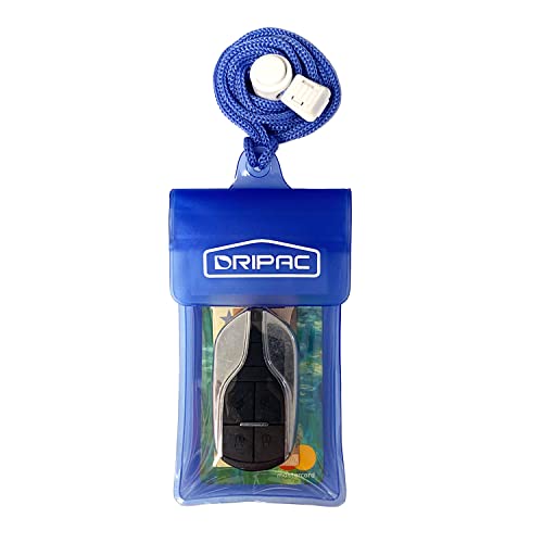 DRIPAC Waterproof Car Key FOB Case Bag Dry Holder Pouch For ID Badge Cash - color: Purple