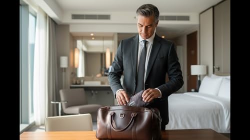 Small Travel Toiletry Bag for Men, Dopp Kit Mens, Zipper Pouch for Travel - color: Grey
