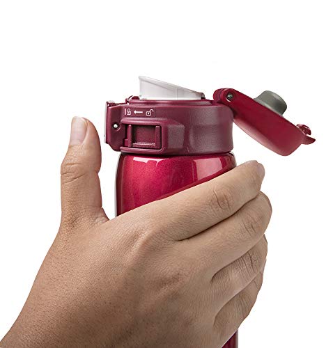 Zojirushi Stainless Mug, 1 Count (Pack of 1), Garnet Red, 0.48 liters - color: Garnet Red, style: 16-Ounce