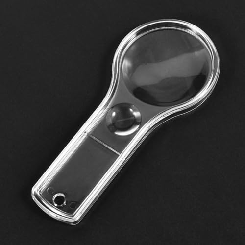 SenseYo 15 PCS Mini Magnifying Glass for Kids 5X 10X Small Clear Kid Magnifier for Seniors Reading Close Work Book Newspaper Study Hobby Nature Exploration Scientific Activities - size: 15