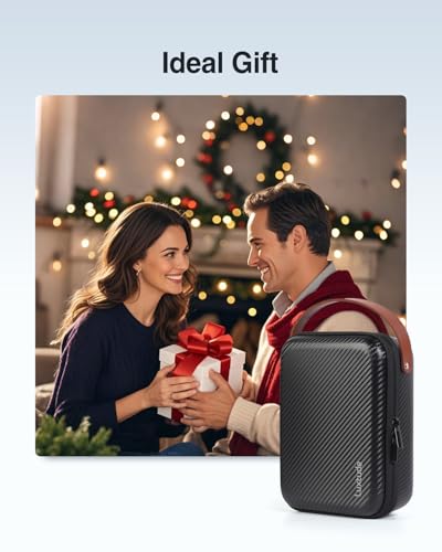 Luxtude Small Battery Organizer Storage Case with Tester
