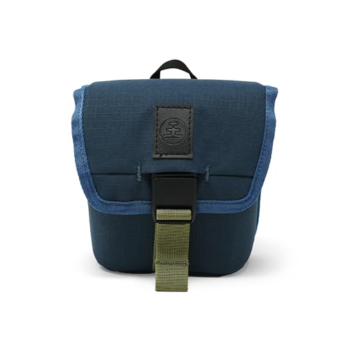 Nocs Provisions 32mm Binocular Pouch for Nocs 32mm Binoculars Accessory | Crossbody or Pack Mount for Travel - color: Harbor Blue