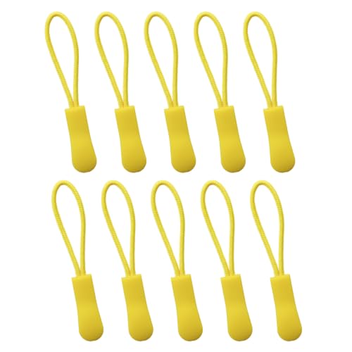 Luggage Zipper Pull Replacement for Backpack: YZSFIRM 10 Pcs Yellow Zipper Tab - color: 08 Yellow