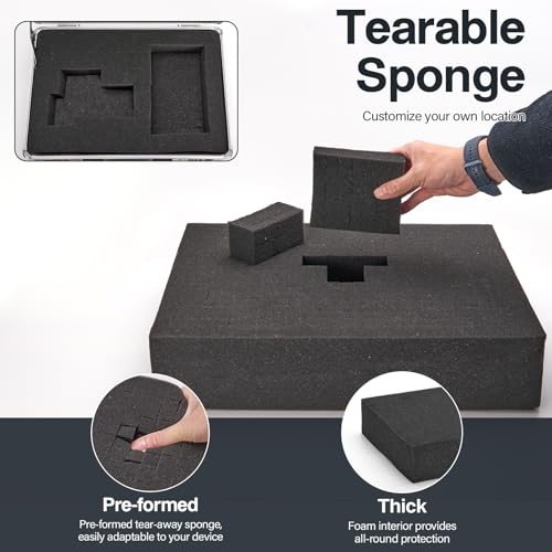 LOCKCURX Security Lock Boxes - 14.2 x 9.4 x 4.5 Inch Medium, Portable Locking Storage Totes with Dual Combination Locks, Medicine Lock Box, Lock Boxes for Personal Items, Cash & Briefcase - Black - color: Black, size: Medium