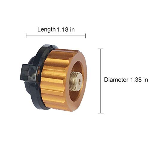 DESERT & FOX Ultralight Mini Camping Stove + Stove Adapter, Titanium Alloy Automatic Foldable Outdoor Cookware Tool for Picnic,Cookout,Camping,Hiking - color: mini stove with adapter