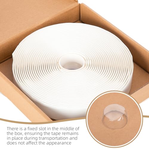 Butyl Tape, 3/4 in x 30 ft White Waterproof RV Sealant Tape, 1 Pack - color: White, size: 3/4" x 30Ft