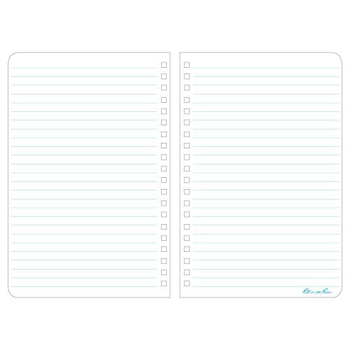 Rite in the Rain Weatherproof Side Spiral Notebook, 4.625" x 7", Yellow Cover, Journal Pattern (No. 393) - color: Yellow, size: 1 Pack, style: Journal