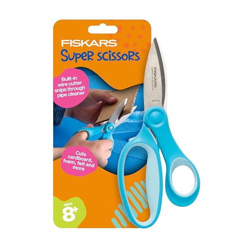 Fiskars 6" Kids Super Scissors with PowerCut Technology, School Supplies - style: Super Scissors