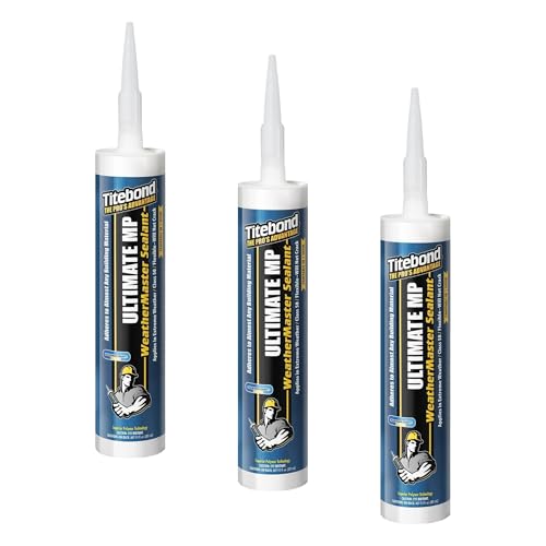 Titebond WeatherMaster Ultimate MP Sealant 73991-9.5 Oz. Cartridge - Crystal Clear (Pack of 3) - color: 73991, Crystal Clear, size: 9.5 oz. (Pack of 3)