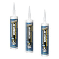Titebond WeatherMaster Ultimate MP Sealant 73991-9.5 Oz. Cartridge - Crystal Clear (Pack of 3) - color: 73991, Crystal Clear, size: 9.5 oz. (Pack of 3)
