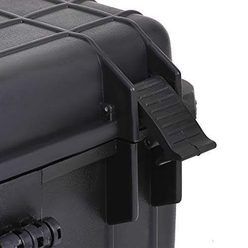 MEIJIA Portable Waterproof Protective Hard Case, Camera Case with Customizable Fit Foam Inserted,Fit Use of Drones,Camera,Equipments, Elegant Black (22.4"X16.73"X8.46") - size: 22.4" x 16.73" x 8.46"