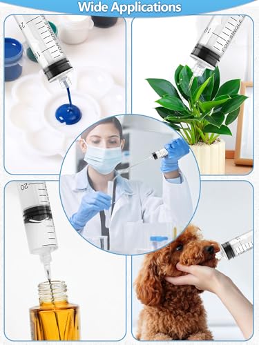4Pack 30ml Plastic Syringe with 39in Tubing, 4 Sets 3.2mm Luer Adapters, Clear Dispensing Syringe for Oil Extraction, Plant Watering, Hobby Crafts, Liquid Transfer Fluid Pump Tool - size: 30 ML