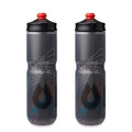 HydraPak Polar Surge Insulated Bike Water Bottle (24oz, Ascent Black) - color: Ascent Black, style: 24oz/700ml