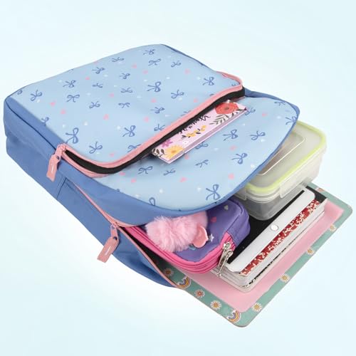 Trail maker Classic 17 inch Backpacks with Adjustable Padded Straps | School Backpacks for Girls, Boys - color: Beautiful Bows