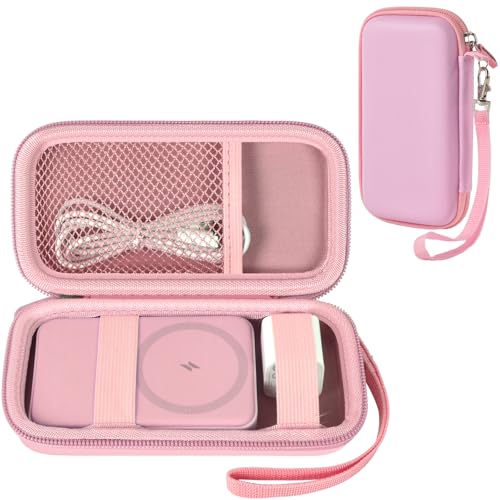 Power Bank Case for Anker MagGo 633/622/621/321 Portable Charger, Box Only - color: Sakura Pink, size: Medium