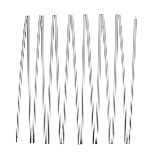 Aluminum Tent Poles Replacement, Fits Both Female and Male Ends, Lightweight Tent Pole Repair Kit, 7001 Aluminum Alloy T6 Heated - color: 24ft 10.5 in, size: 1 Pole Pack