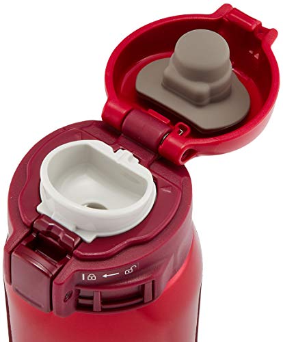 Zojirushi Stainless Mug, 1 Count (Pack of 1), Garnet Red, 0.48 liters - color: Garnet Red, style: 16-Ounce