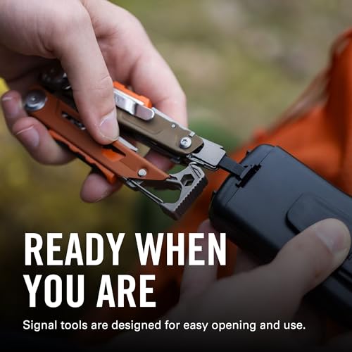 LEATHERMAN Signal 19-in-1 Multi-Tool, Mesa Verde | Ferrocerium Fire Starter, Emergency Whistle & Diamond-Coated Sharpener for Camping, Hiking & Survival, Made in USA - color: Mesa Verde