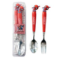 2 Pcs Cute Spider Utensils Set, Novelty Flatware with Cute Silverware Spoon and Fork, Portable Travel Set (spider) - color: spider