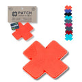 Polartec Power Grid Fleece Repair Patch – Peel & Stick No-Sew Fleece Patches for Fleece Jackets, Pullovers, Hoodies, Vests, Base Layers & Mid-Layers, Soft Warm Breathable Gear Patch - color: Strawberry
