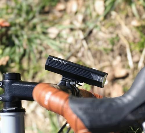 CATEYE AMPP USB Rechargeable Bike Light | Commuters, Road Cyclists & Mountain Bikers, Day & Night Riding Modes, IPX4 Waterproof, Tough & Durable - style: Ampp1700
