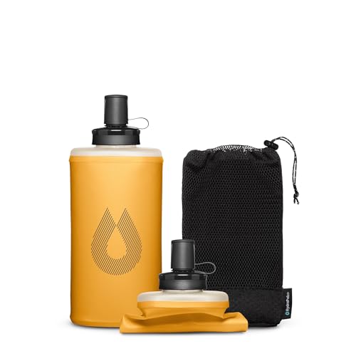 HydraPak PackFlask Harness Mounted Water Bottle (500ml or 750ml) - color: Golden Yellow, size: 25 Ounces
