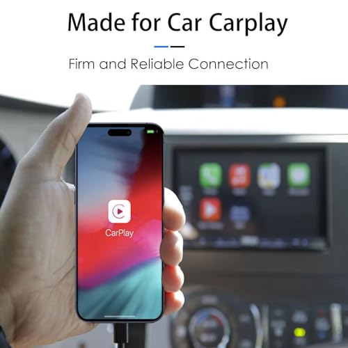 iPhone 15/16/17 Car Carplay Cable, USB A to USB C Cable for iPhone 17Air, 17E/16E, 15/16/17 Pro Max, Plus,iPad 10th Gen,iPad Pro 12.9/11, Air 5th/4th Gen,Mini 6th Gen Charger Cord,Car Charging Cable - color: Black, size: 3.3FT, style: USB A to USB C (for