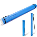 DEWEL Document Tube,Plastic Expanding Poster/Art/Document Storage Tube 24.5 to 40 inches Adjustable with Carrying Strap Waterproof and Light-Resistance Telescoping Carrying Case (Blue-Large Size) - color: Blue (Round), size: Large