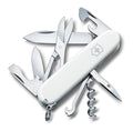 Victorinox Climber Swiss Army Knife, 14-Function Pocket Knife, White | Swiss-made pocket knife, durable construction, multifunction tool, camping and everyday use - color: White