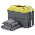Koolertron Waterproof DSLR Camera Bag with Removable Insert, Adjustable Compartments, Fits in Camera Bags - Protective Case for DSLR/SLR Cameras & Accessories - color: Gray Green+Yellow