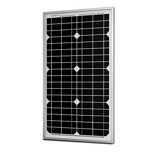 ACOPOWER Mono Solar Panel for 12 Volt Battery Charging, Off Grid, 30W | 30W small solar panel for 12V battery charging, ideal for RV, boat, marine and off-grid applications - size: 30 Watt