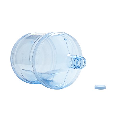 Polycarbonate 3 gallon Stubby Water Bottle (with Handle) with 48mm Cap - style: 3 US Gallon (Stubby)