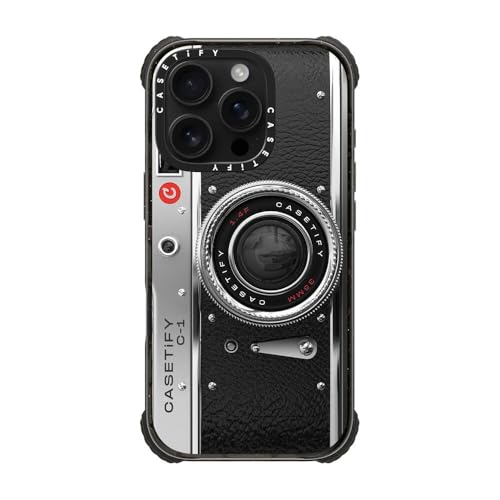 CASETiFY for iPhone 16 Pro Case - Ultra Impact Compatible with MagSafe | Strong Slim | 11.5 ft. 5X Militray Grade Drop Protection | Camera Case - Classic | Black - color: Camera Case - Classic, size: Iphone 16 Pro (6.3")