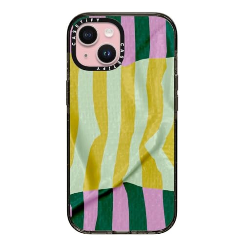 CASETiFY for iPhone 15 Case - Impact Compatible with MagSafe | 8.2 ft. 4x Military Grade Drop Protection | Afternoon at Capri | Black - color: Afternoon at Capri, size: Iphone 15 (6.1")