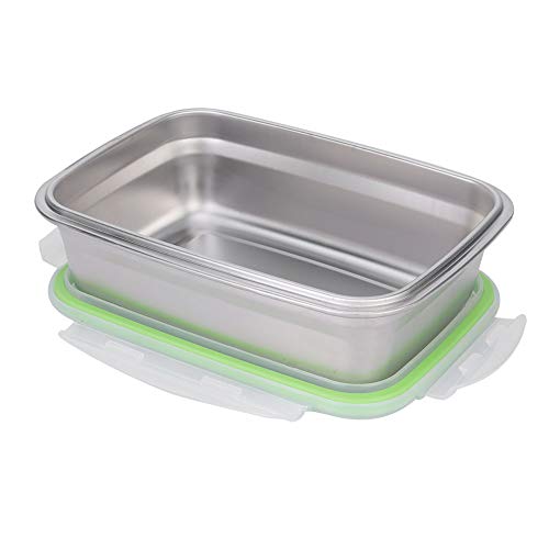 Haofy 850ml Portable Stainless Steel Lunch Box, Sealing Food Box Container for Outdoor Picnic