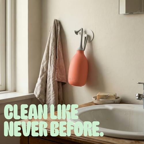 Portable Bidet, Peri Bottle, Travel Bag, BPA Free, Precious Peach - color: Precious Peach