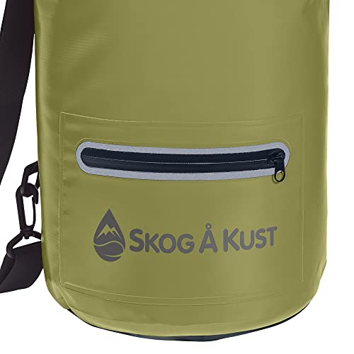 Skog Å Kust DrySak Roll Top Waterproof Bag, 5, 10 & 20 Liter - color: Army Green, size: 20 Liter