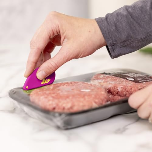 Slice Micro Safety Cutter | Safe Ceramic Box Cutter Lasting 11x Longer than Metal | Keychain Box Opener | 1 Pack | Fuchsia - color: Fuchsia, size: 1 Pack